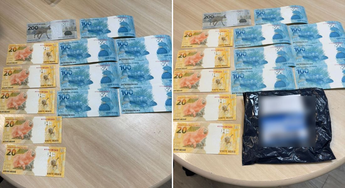 Notas falsas chegaram em encomenda dos Correios