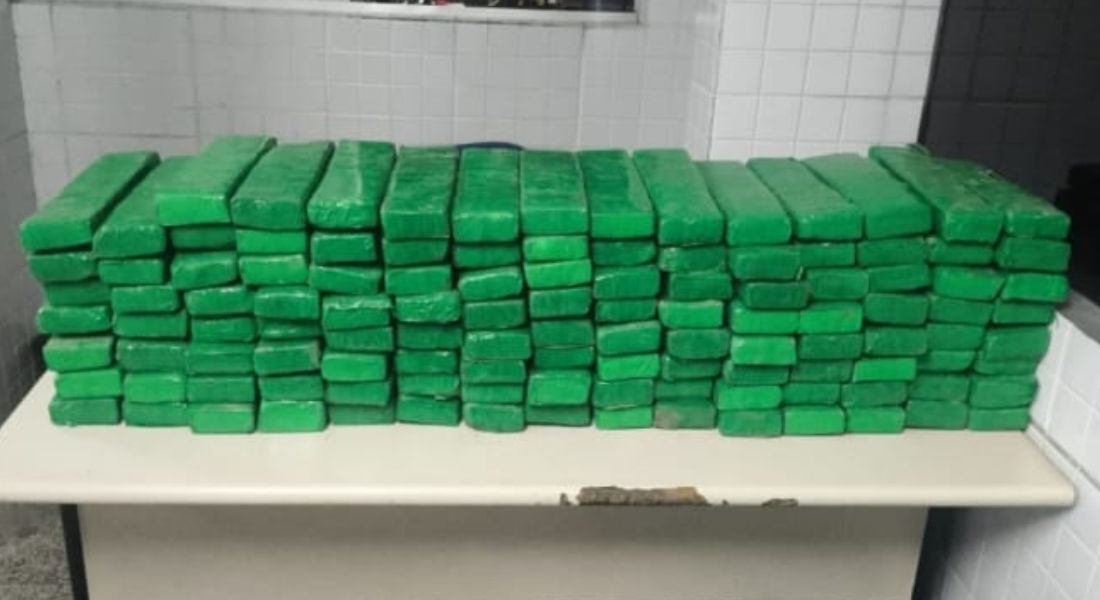 Droga apreendida no local pelos policiais do 22&ordm; BPM