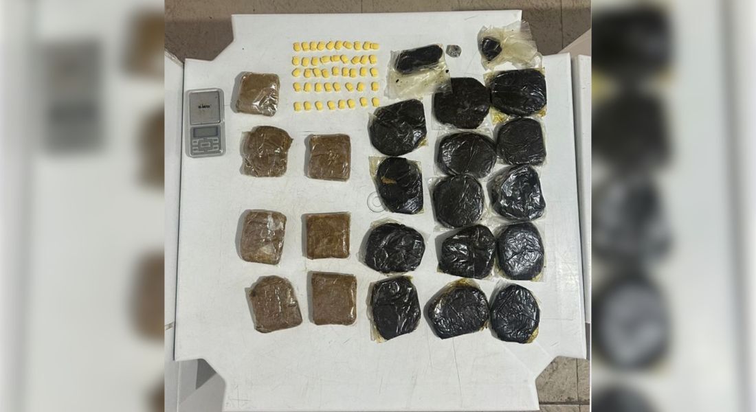 Crumble, haxixe e ecstasy foram apreendidas