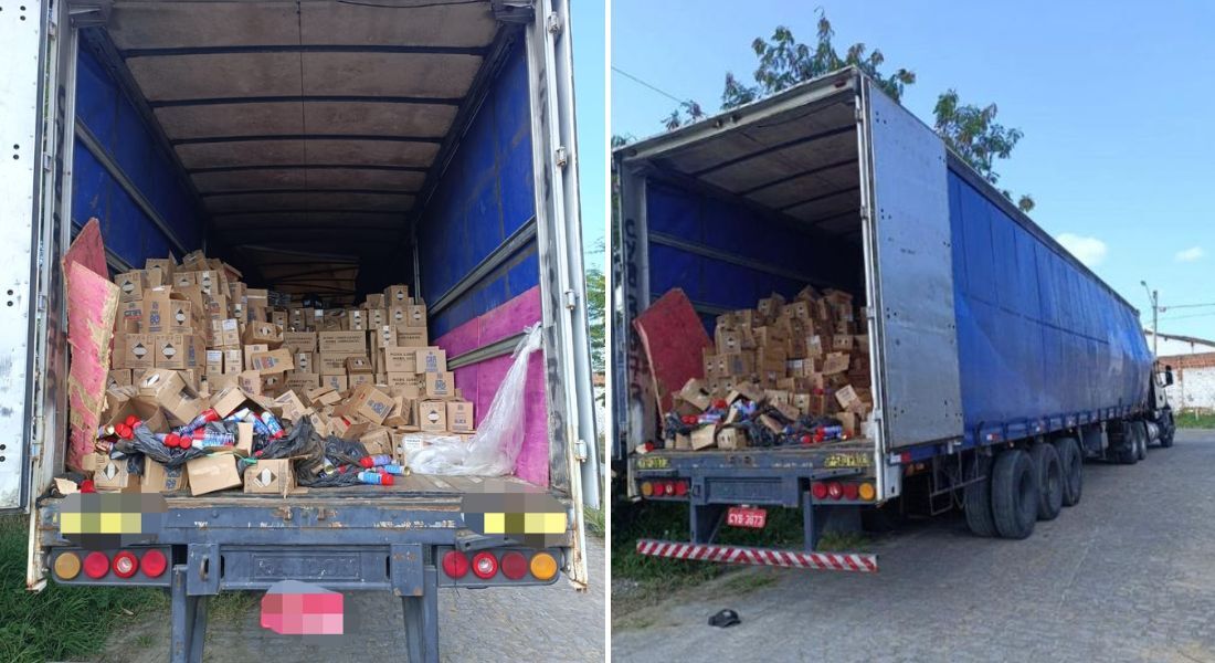 Carga roubada foi recuperada pelos policiais militares