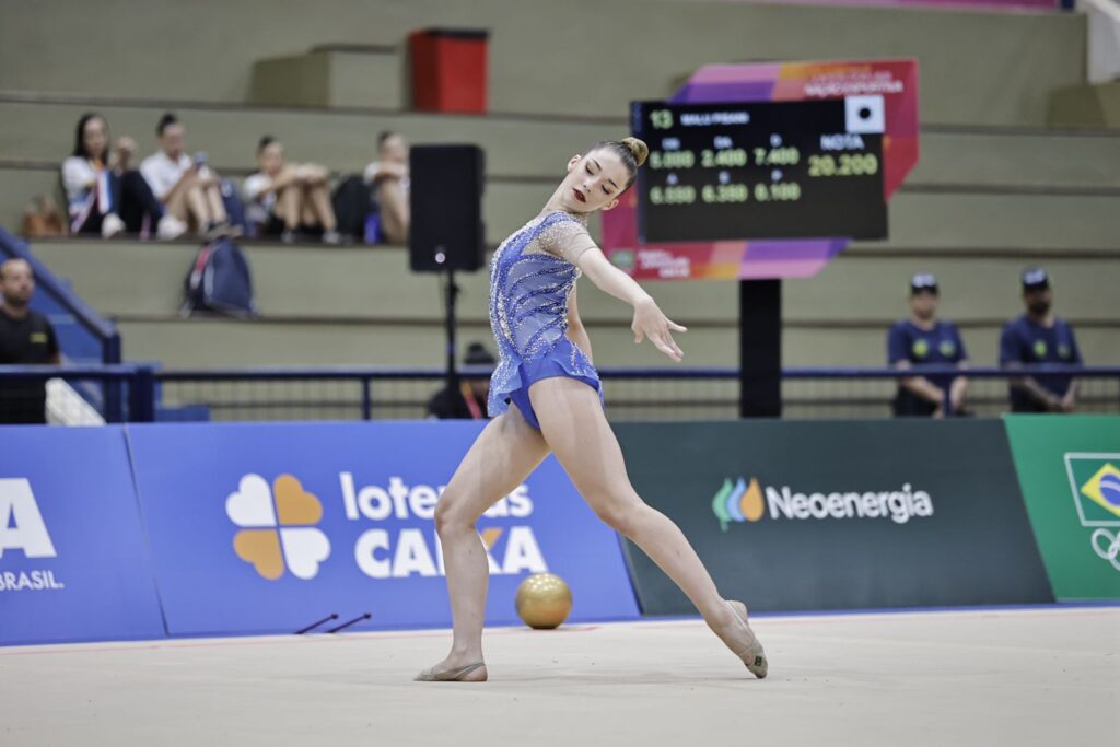 Fernanda durante sua participação nos Jogos da Juventude 2025