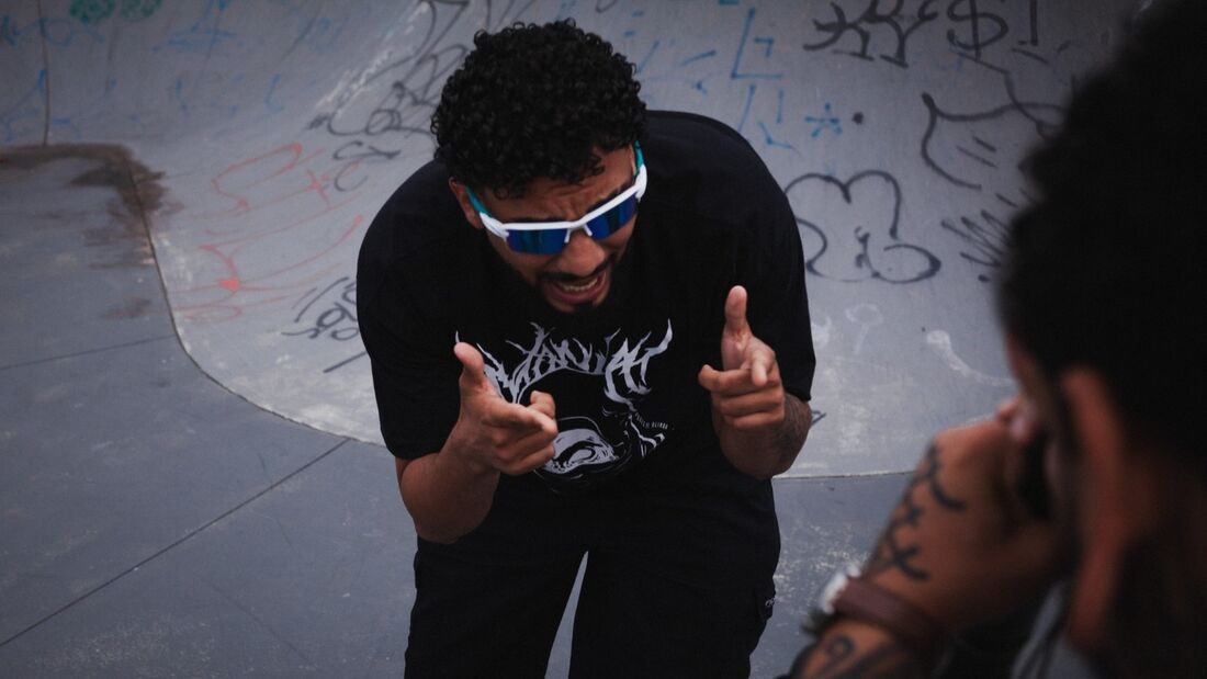 gravação do clipe da banda Manja