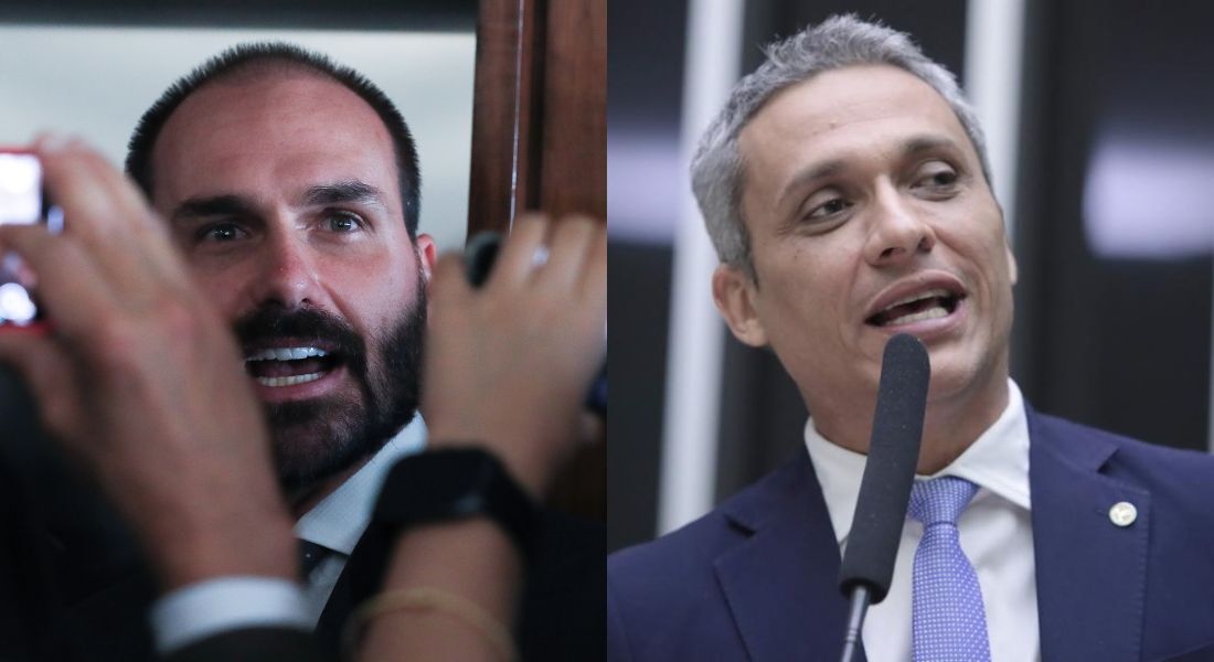 Eduardo Bolsonaro e Gustavo Gayer