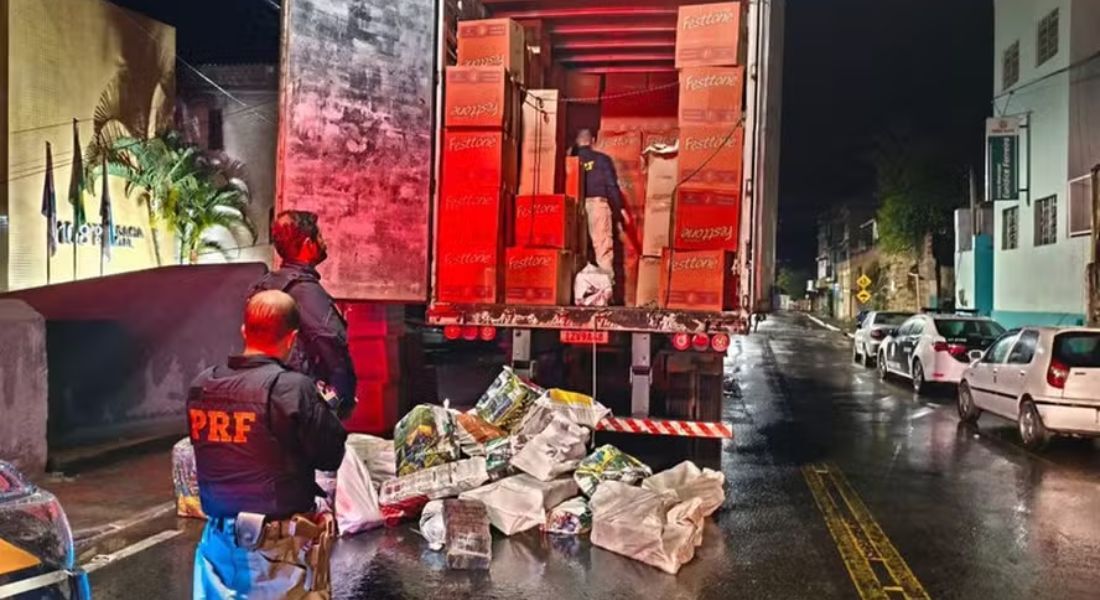 Panetones com dorga apreendido no Rio