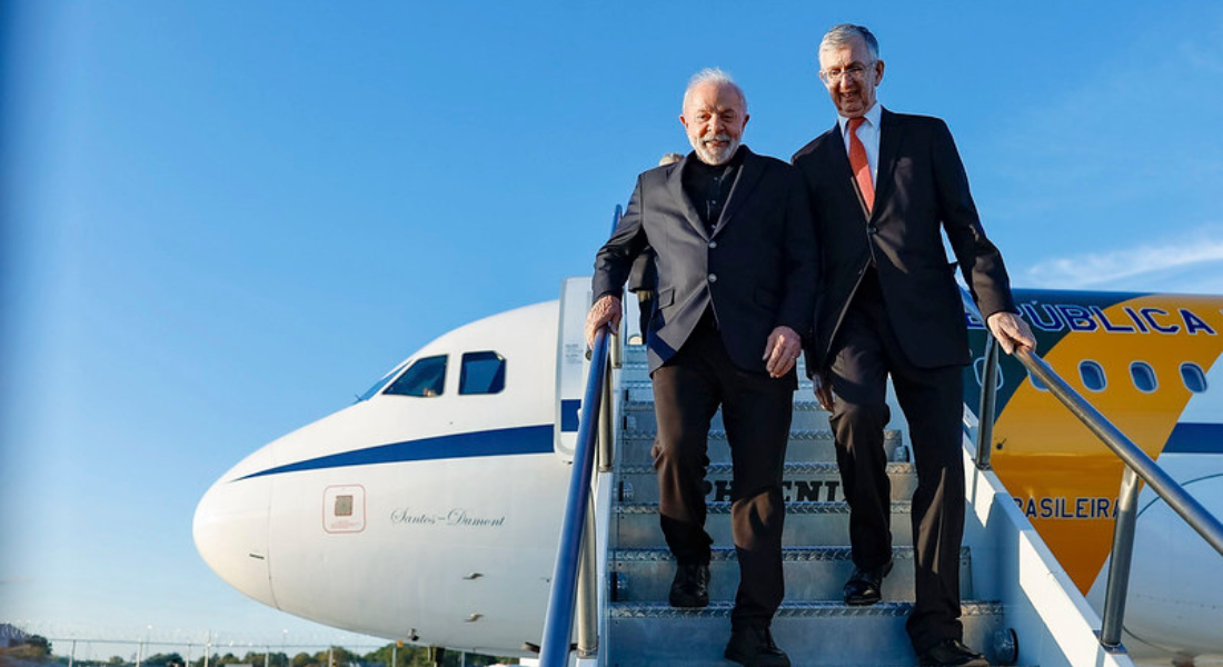 Lula ao desembarcar em Nova York, esse domingo