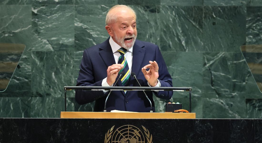 Presidente Lula discursa na reunião da ONU deste 23 de setembro de 2025