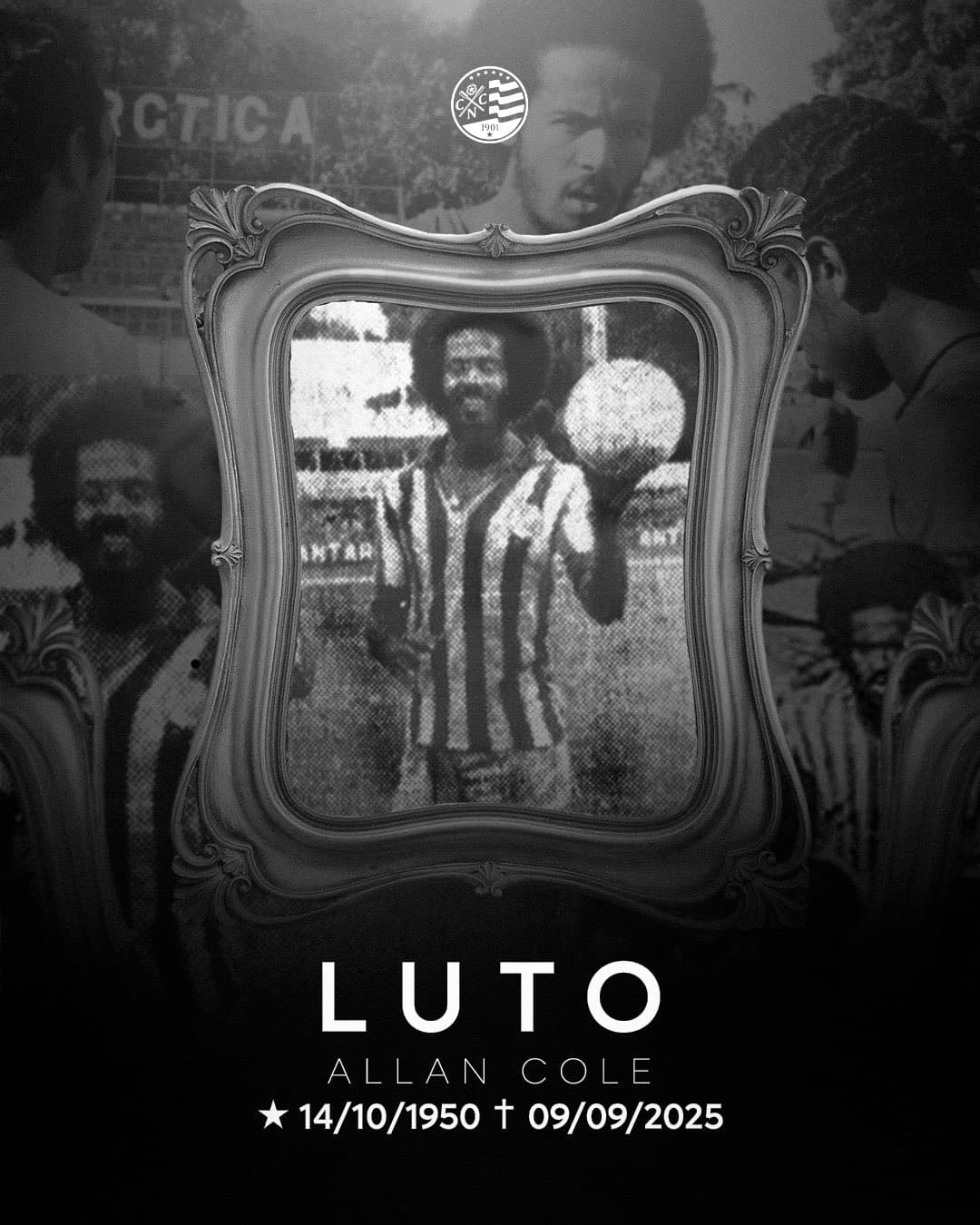 Náutico lamenta morte de Allan Cole 