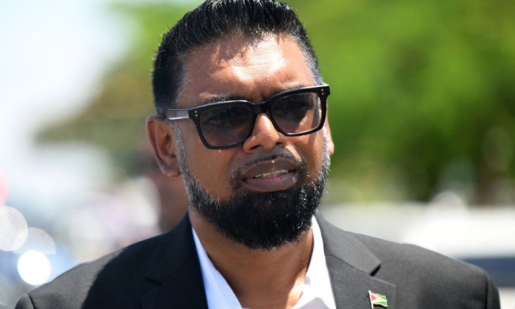 Presidente da Guiana e candidato presidencial à reeleição, Mohamed Irfaan Ali