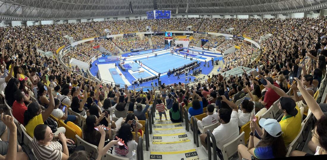 Um público rotativo de 15 mil pessoas passou pelo Geraldão para prestigiar a competição