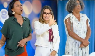 Primeira-dama do Brasil Janja da Silva participou de culto evangélico em Caruaru