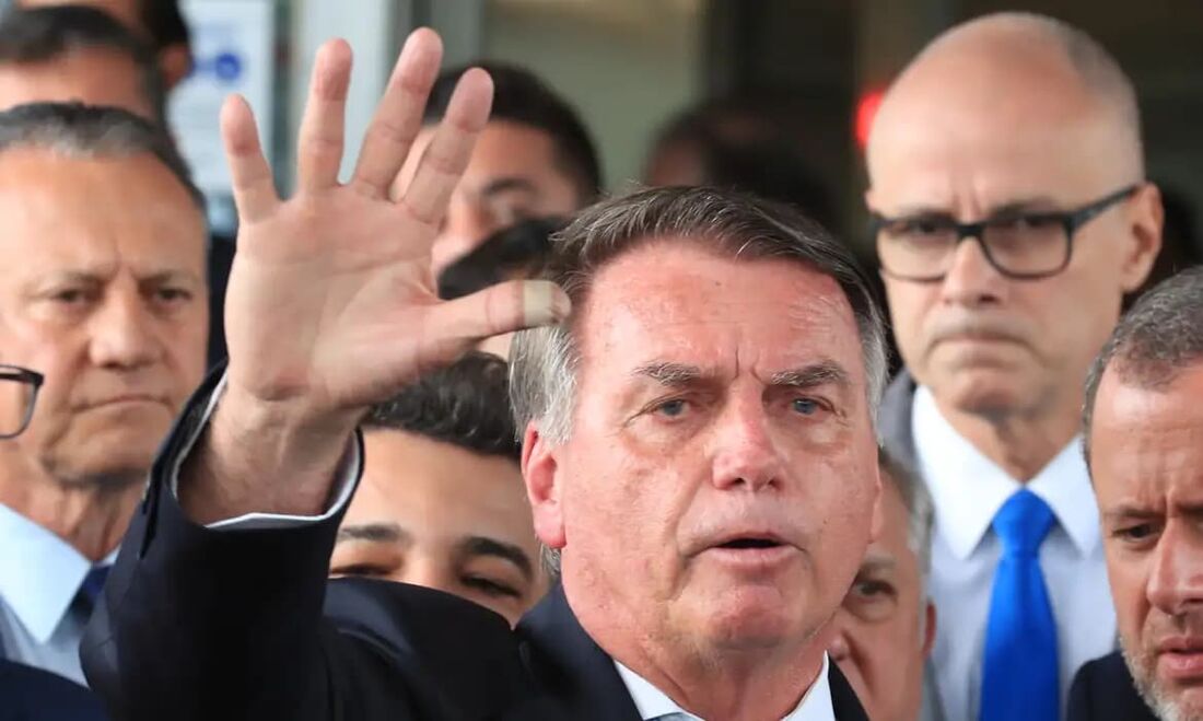 O ex-presidente Jair Bolsonaro.