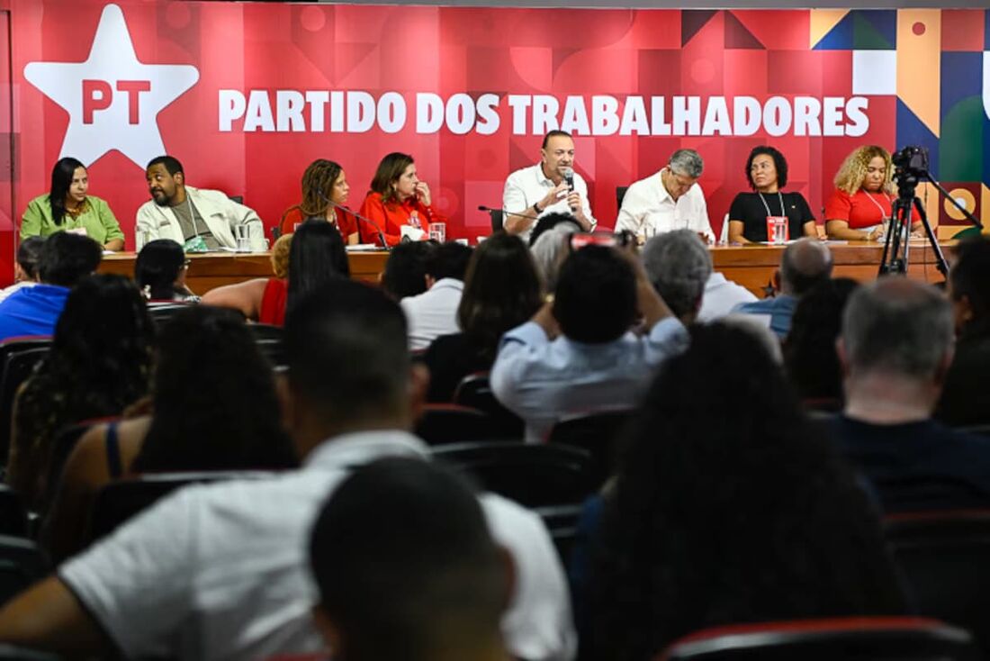 Reunião do diretório do PT em 23 de agosto de 2025