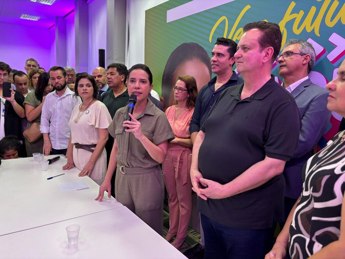 Governadora Raquel Lyra e presidente nacional do PSD, Gilberto Kassab, inauguram sede do partido no Recife