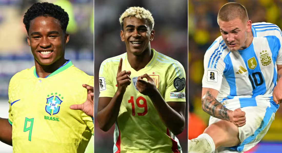 Endrick, Yamal e Mastantuono não disputarão o Mundial sub-20 