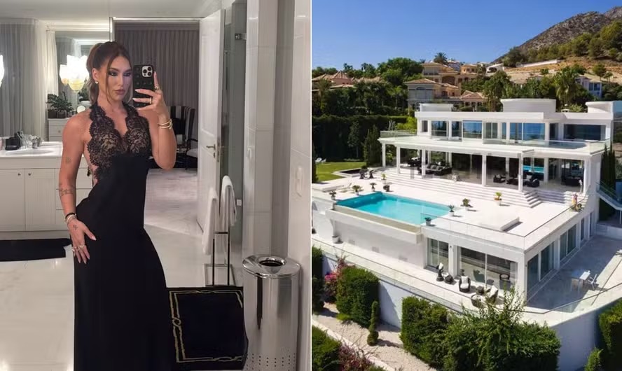 'Mansão magnífica' que Virginia Fonseca alugou na Espanha 