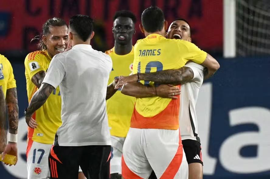 Colômbia foi uma das classificadas à Copa do Mundo