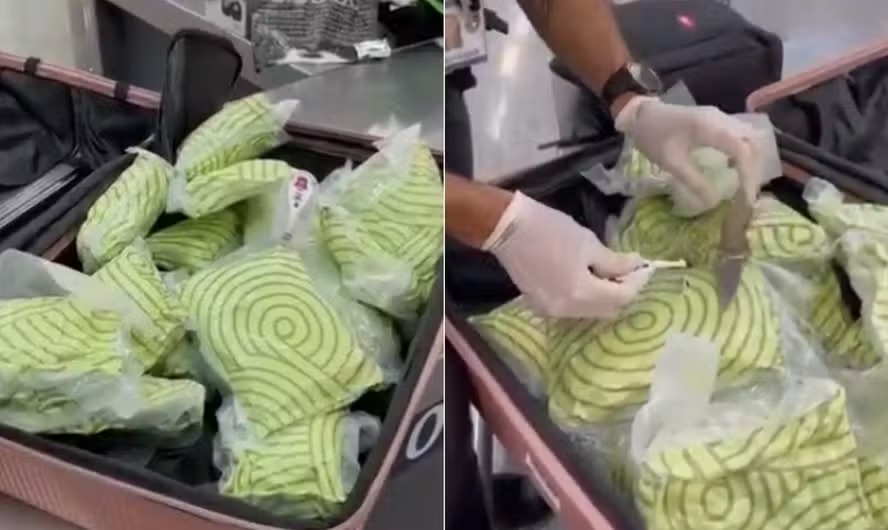 Receita Federal apreende 10 kg de metanfetamina no Galeão