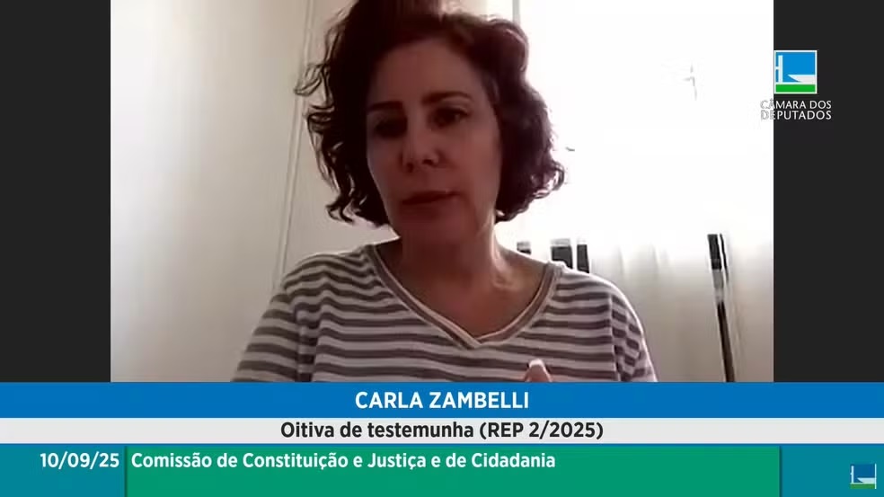 Carla Zambelli participa de audiência na Câmara