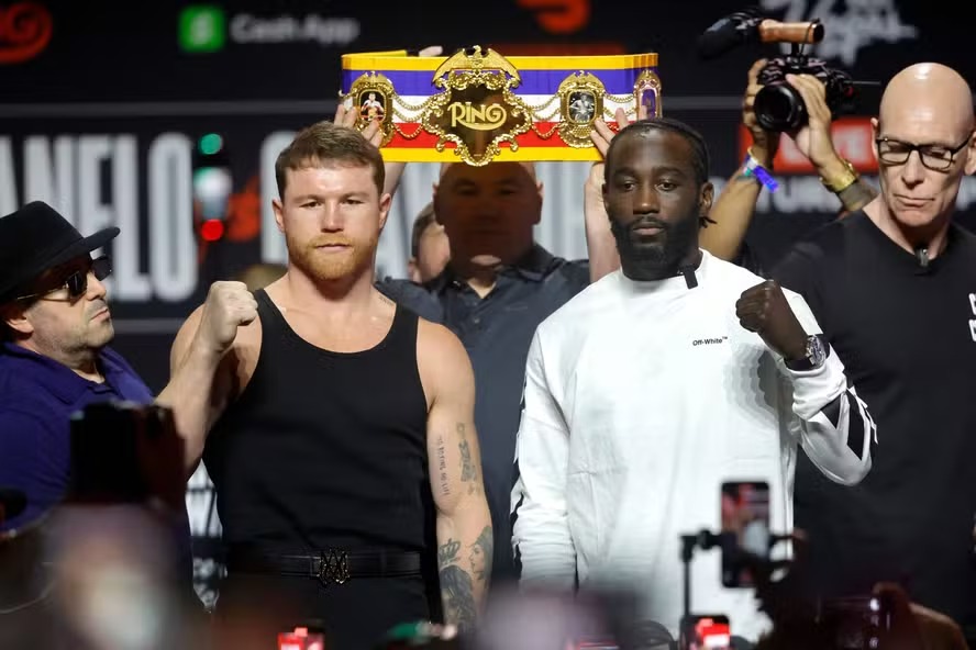 Campeão Saúl 'Canelo' Alvarez x Terence Crawford pelo título indiscutível dos super médios no boxe