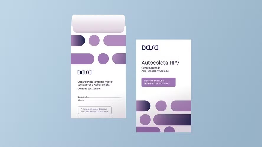 Exame de HPV para coletar em casa