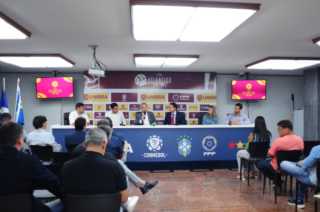Coletiva de imprensa da Copa Atlântico