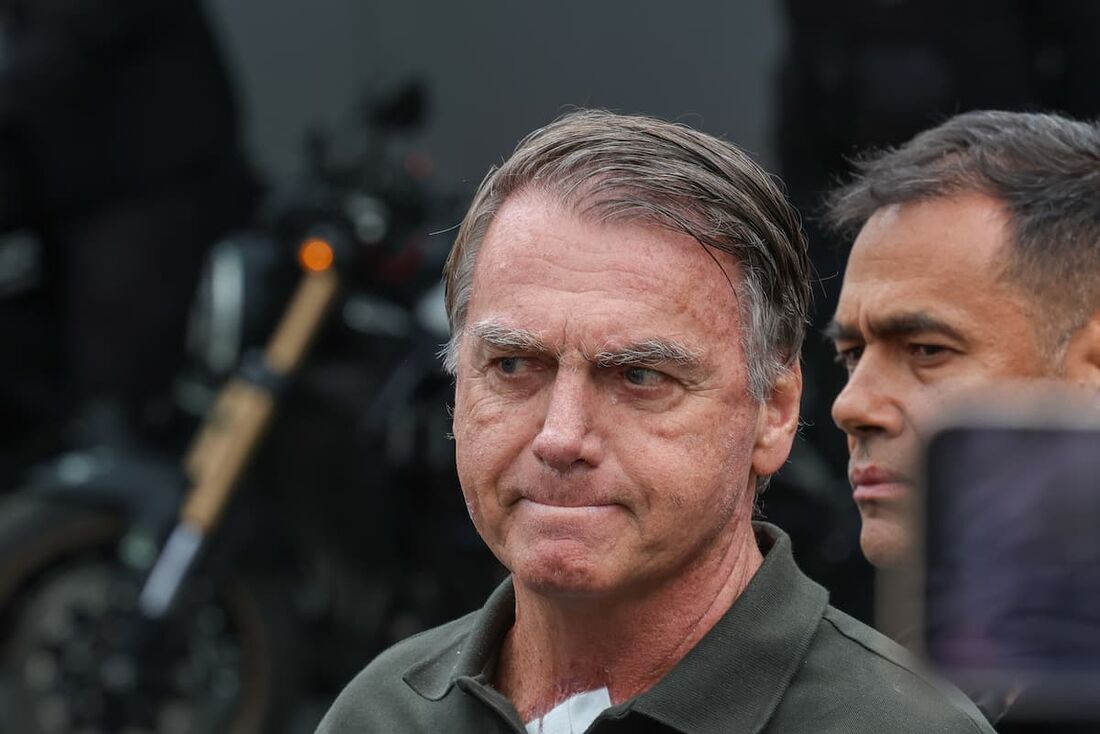 O ex-presidente Jair Bolsonaro