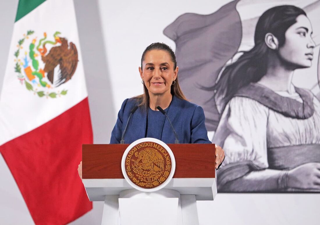 Claudia Sheinbaum celebrates primeiro ano como presidente do México