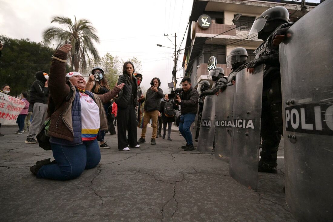 O governo denunciou "atos terroristas" por trás dos protestos e ameaçou os responsáveis com até 30 anos de prisão