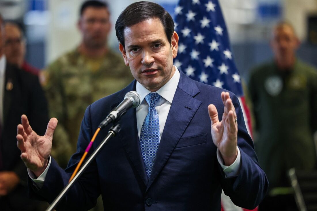 O secretário de Estado americano, Marco Rubio