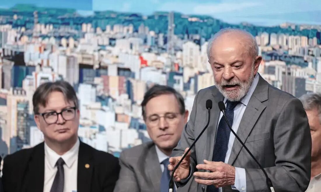 O presidente Luiz Inácio Lula da Silva