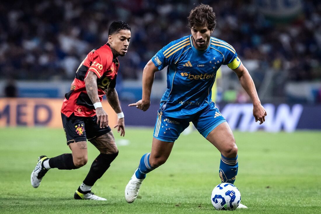 Lance de Cruzeiro x Sport, no Mineirão