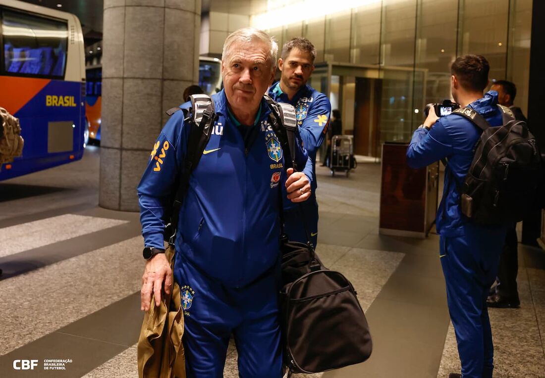 Seleção Brasileira está em Tóquio para mais um amistoso preparatório