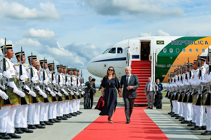 Lula chega a Kuala Lumpur, na Malásia