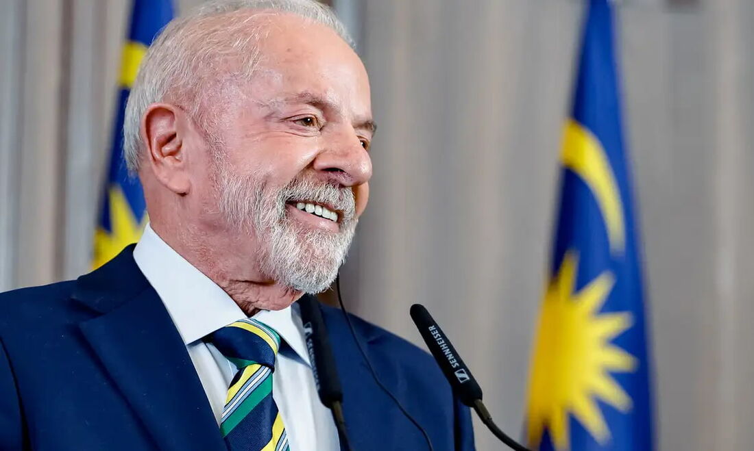 O presidente Luiz Inácio Lula da Silva