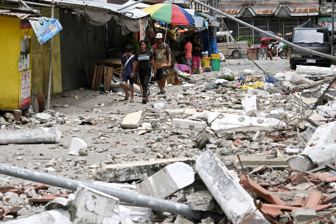 Terremoto atinge as Filipinas