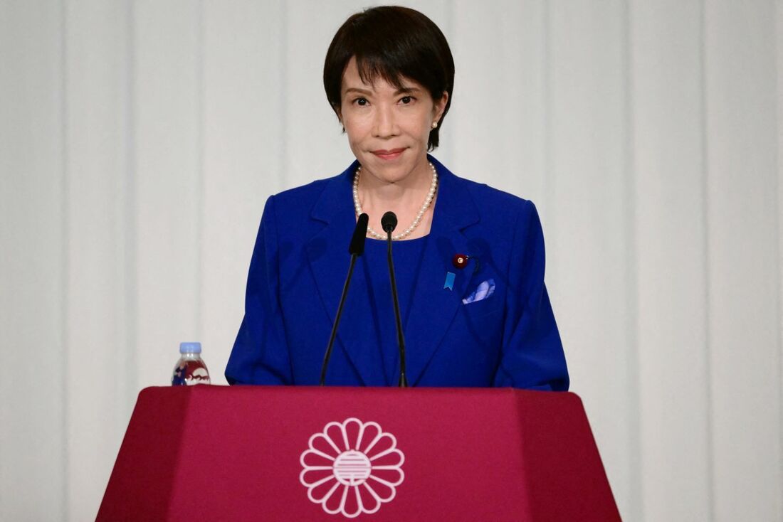 Sanae Takaichi, a recém-eleita líder do partido governista japonês, o Partido Liberal Democrático (PLD)