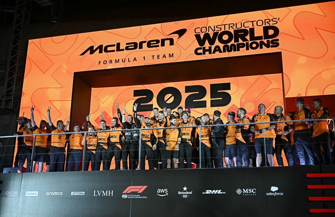 McLaren celebra bicampeonato do Mundial de Construtores