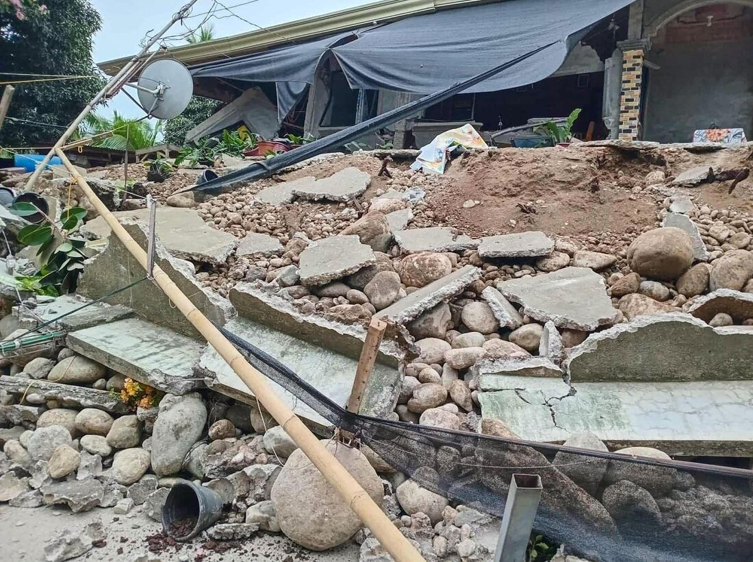 Seis mortos após forte terremoto de magnitude 7,4 nas Filipinas