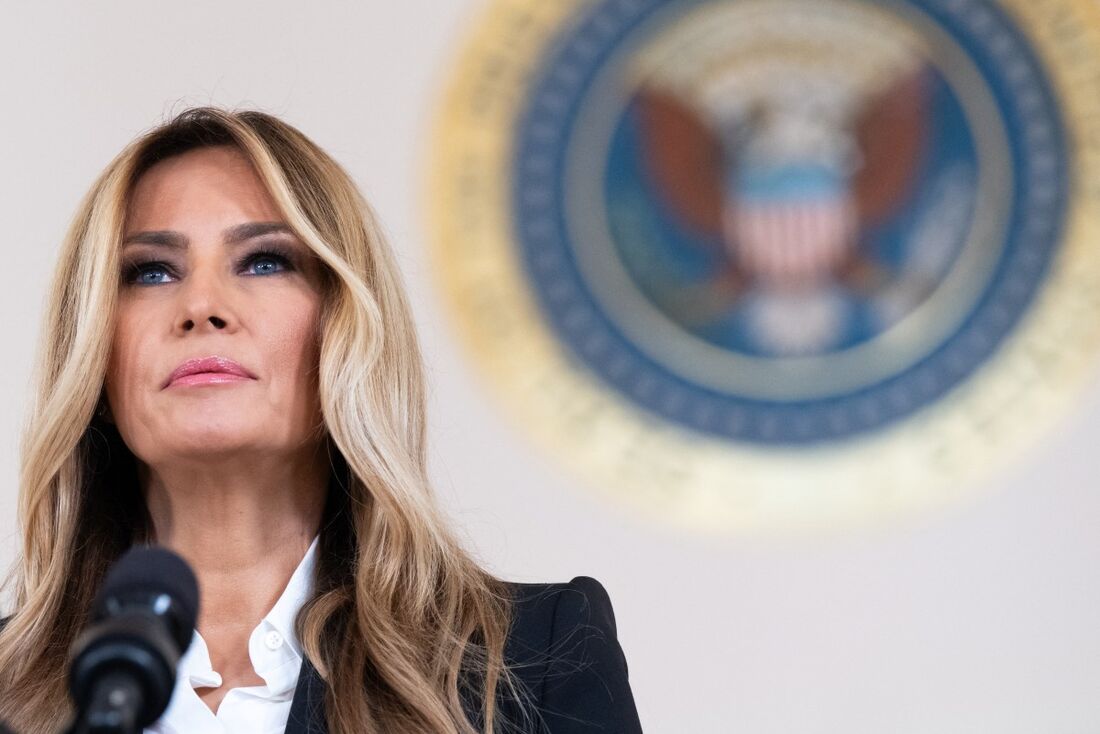 A primeira-dama dos EUA, Melania Trump