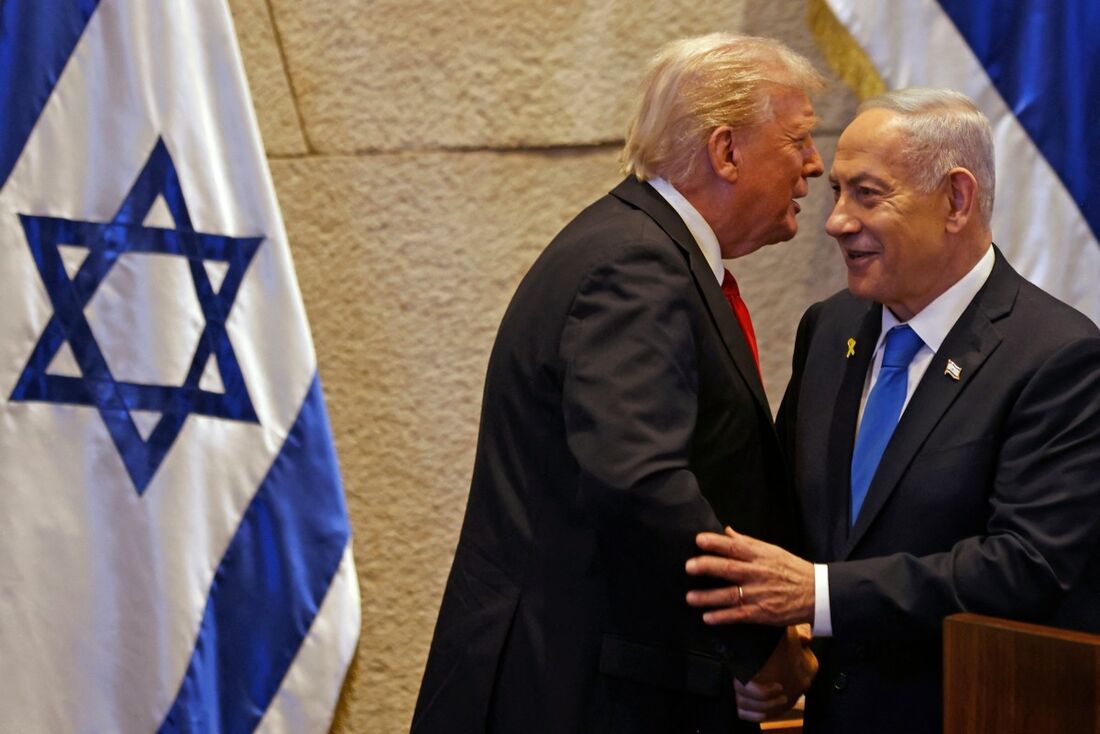 Trump pede indulto para Netanyahu em ações judiciais abertas em Israel