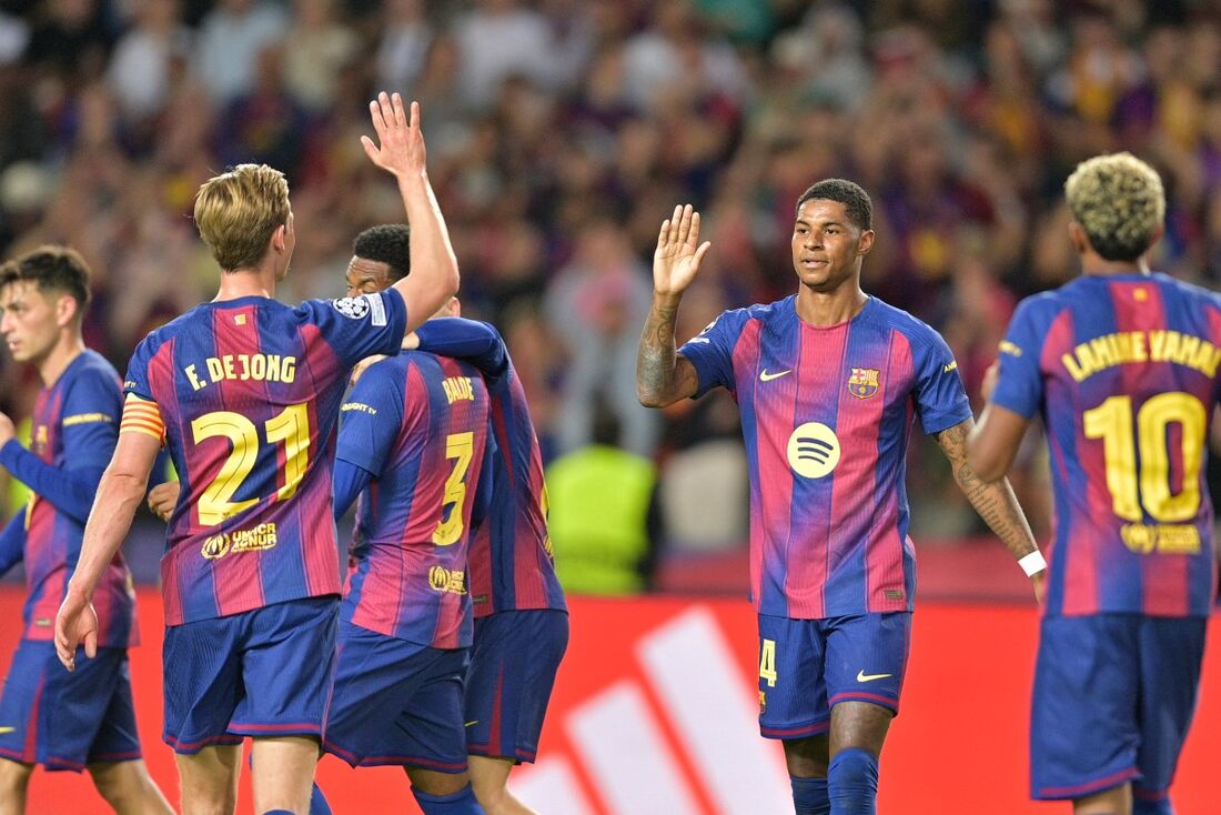 O Barcelona goleou o Olympiakos e se recuperou na Champions League