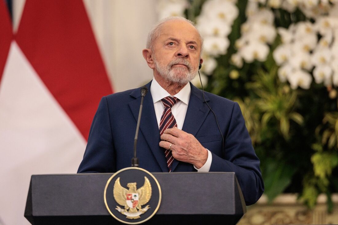 O presidente Luiz Inácio Lula da Silva