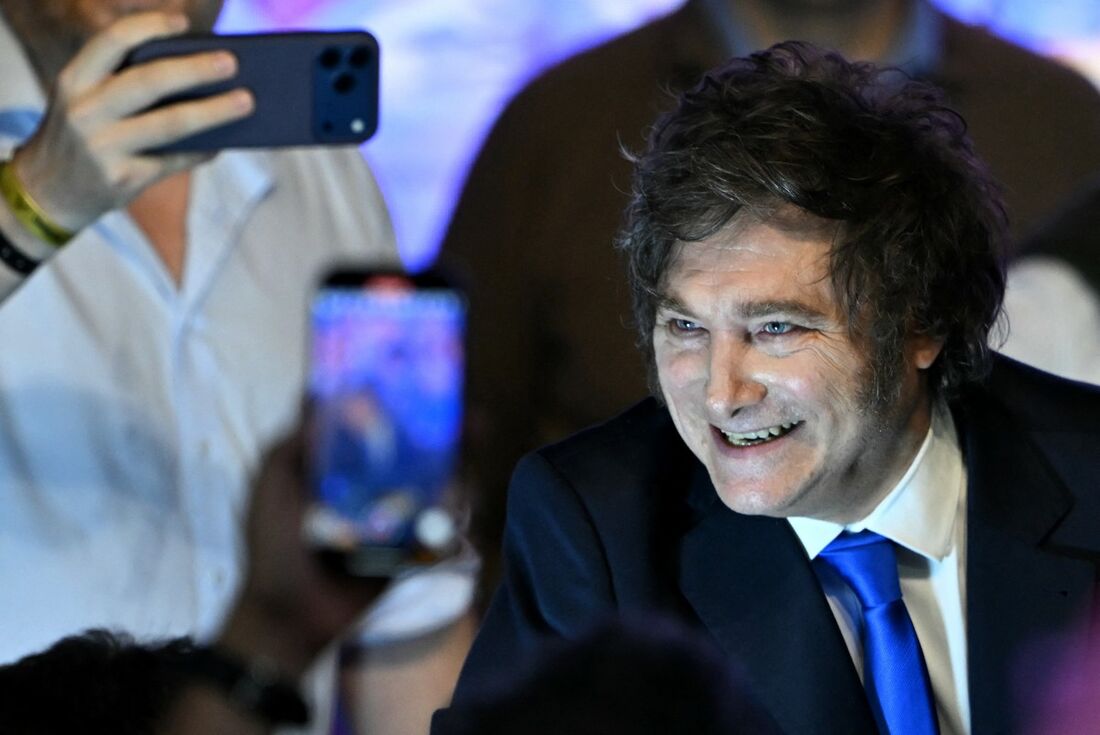 O presidente da Argentina, Javier Milei