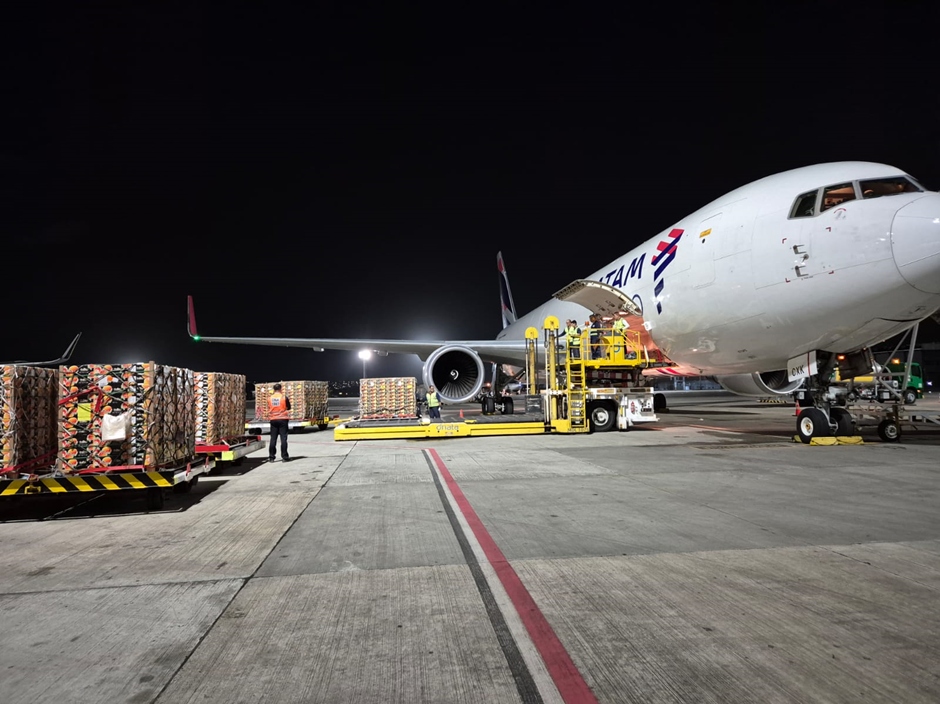 Latam Cargo inaugura novo voo entre Brasil e Europa para exportações