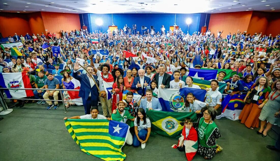 Lula participu da 6ª Conferência Nacional Infantojuvenil pelo Meio Ambiente