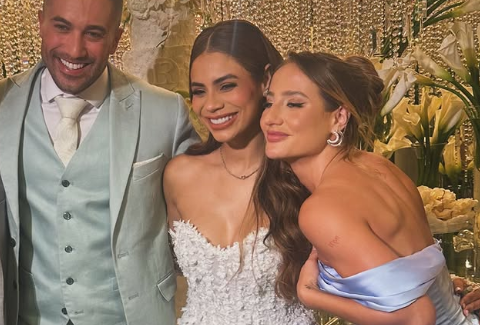 Bruna Griphao explica por que usou "vestido horrível" no casamento de Lexa