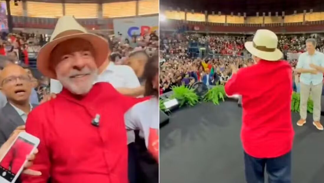 Presidente Lula participa de encontro com alunos da rede de cursinhos populares, em São Bernardo do Campo, na região do ABC paulista