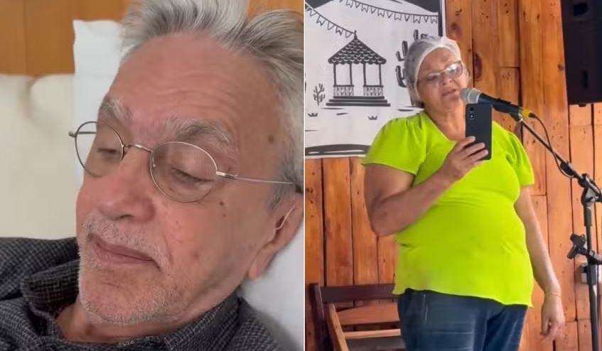 Caetano Veloso se emociona ao ver senhora cantar "Força estranha"