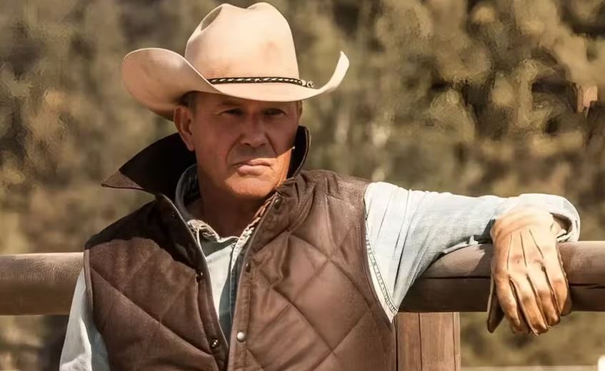 John (Kevin Costner) em "Yellowstone"