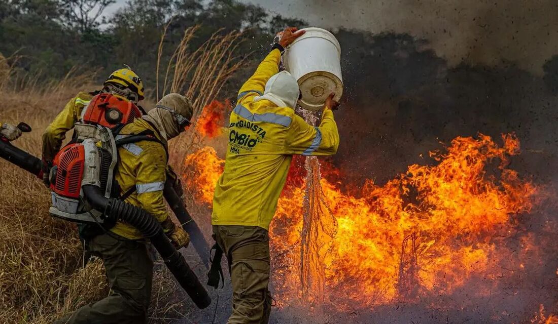 Foram controlados dois dos três incêndios que atingem a Chapada dos Veadeiros, no estado de Goiás, desde o dia 28 de setembro